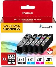 Canon PGI-280 XL/CLI-281 5 Color Pack